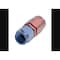 Aeroquip -12 AN Hose, Straight, Anodized, Red/Blue, Aluminum FCM1015 - alternate 5